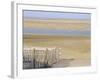 West Sands at Low Tide from Footpath from Wells Beach Car Park, England, UK-Pearl Bucknell-Framed Photographic Print