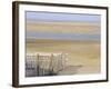 West Sands at Low Tide from Footpath from Wells Beach Car Park, England, UK-Pearl Bucknell-Framed Photographic Print