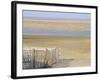 West Sands at Low Tide from Footpath from Wells Beach Car Park, England, UK-Pearl Bucknell-Framed Photographic Print