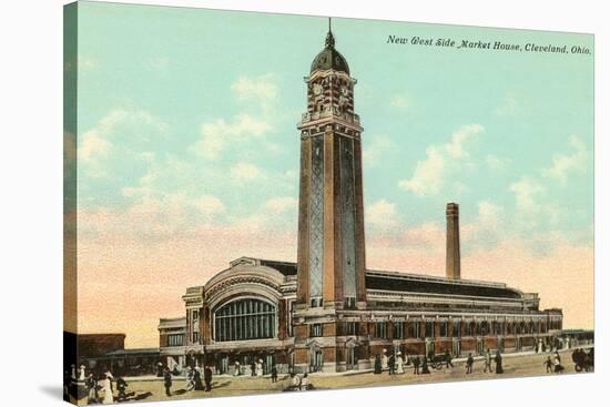 West Side Market House, Cleveland, Ohio-null-Stretched Canvas