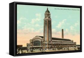 West Side Market House, Cleveland, Ohio-null-Framed Stretched Canvas