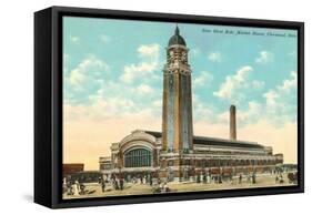 West Side Market House, Cleveland, Ohio-null-Framed Stretched Canvas