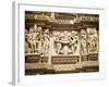 West Side of Kandariya Mahadev Temple, Western Group, Khajuraho, Madhya Pradesh State, India-Richard Ashworth-Framed Photographic Print