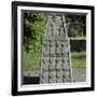 West side of the base of the Moone cross, 7th century. Artist: Unknown-Unknown-Framed Giclee Print