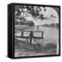 West Side of the Fort, Showing the Moat, Mandalay, Burma, 1908-null-Framed Stretched Canvas