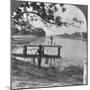 West Side of the Fort, Showing the Moat, Mandalay, Burma, 1908-null-Mounted Photographic Print