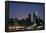 West-side Skyline at Night NYC-null-Framed Poster