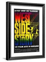 West Side Story, French Movie Poster, 1961-null-Framed Art Print