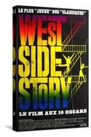 West Side Story, French Movie Poster, 1961-null-Stretched Canvas