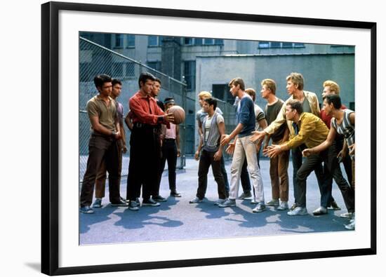 West Side Story, George Chakiris, Russ Tamblyn, David Winters, 1961-null-Framed Photo