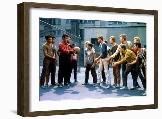 West Side Story, George Chakiris, Russ Tamblyn, David Winters, 1961-null-Framed Photo