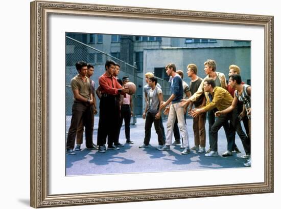 West Side Story, George Chakiris, Russ Tamblyn, David Winters, 1961-null-Framed Photo