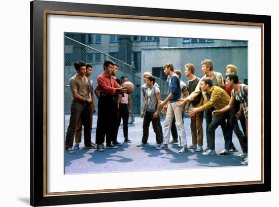 West Side Story, George Chakiris, Russ Tamblyn, David Winters, 1961-null-Framed Photo