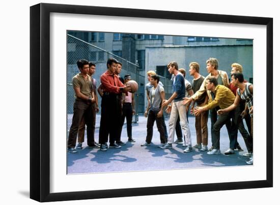 West Side Story, George Chakiris, Russ Tamblyn, David Winters, 1961-null-Framed Premium Photographic Print