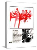 West Side Story, German Poster Art, 1961-null-Stretched Canvas