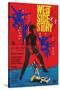 West Side Story, Italian Movie Poster, 1961-null-Stretched Canvas