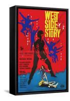 West Side Story, Italian Movie Poster, 1961-null-Framed Stretched Canvas