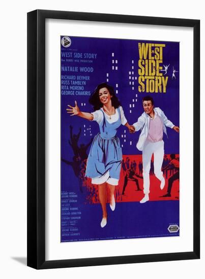 West Side Story, Italian Movie Poster, 1961-null-Framed Art Print