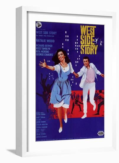 West Side Story, Italian Movie Poster, 1961-null-Framed Art Print