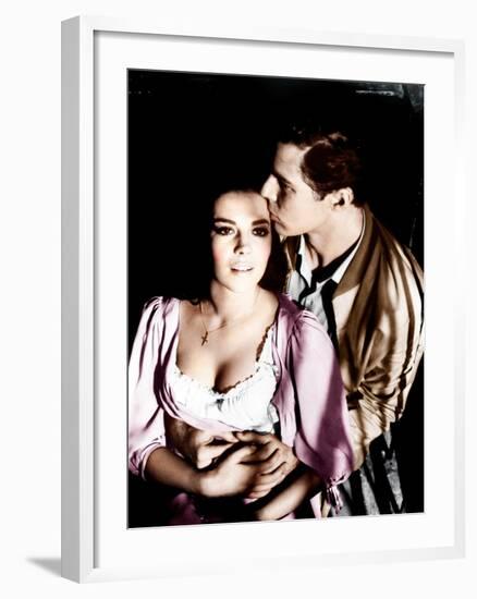 West Side Story, L-R: Natalie Wood, Richard Beymer, 1961-null-Framed Photo