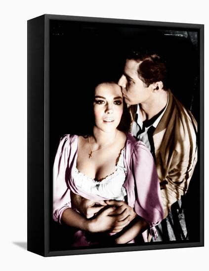 West Side Story, L-R: Natalie Wood, Richard Beymer, 1961-null-Framed Stretched Canvas