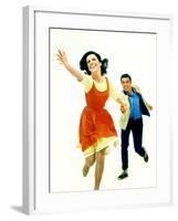 West Side Story Natalie Wood and Richard Beymer, 1961-null-Framed Photo