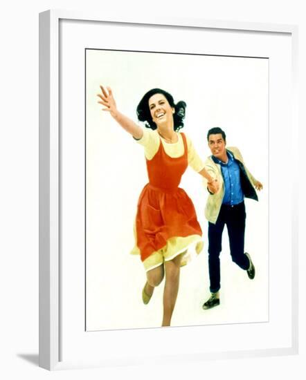 West Side Story Natalie Wood and Richard Beymer, 1961-null-Framed Photo