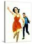 West Side Story Natalie Wood and Richard Beymer, 1961-null-Stretched Canvas