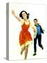 West Side Story Natalie Wood and Richard Beymer, 1961-null-Stretched Canvas