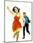 West Side Story. Natalie Wood and Richard Beymer, 1961-null-Mounted Art Print