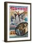 West Side Story, Natalie Wood, George Chakiris, Richard Beymer, on Japanese Poster Art, 1961-null-Framed Art Print