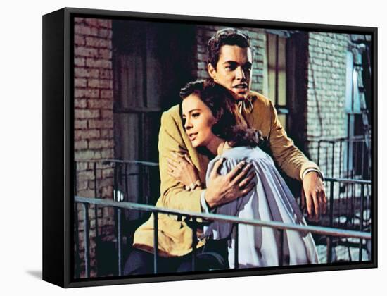 West Side Story, Natalie Wood, Richard Beymer, 1961-null-Framed Stretched Canvas