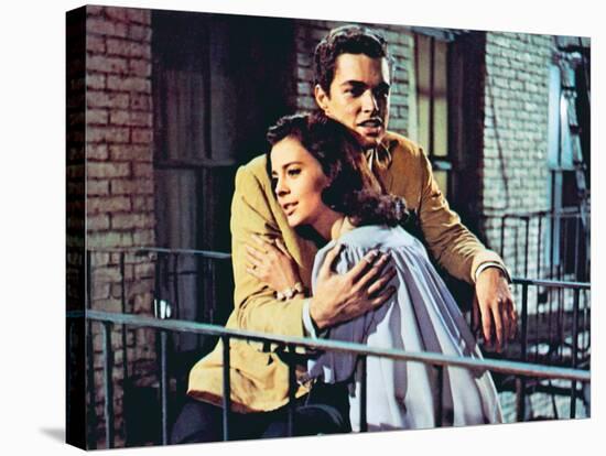 West Side Story, Natalie Wood, Richard Beymer, 1961-null-Stretched Canvas