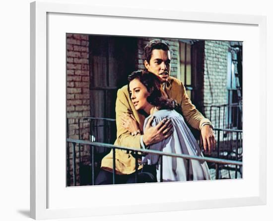 West Side Story, Natalie Wood, Richard Beymer, 1961-null-Framed Photo