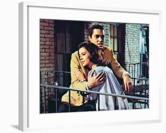 West Side Story, Natalie Wood, Richard Beymer, 1961-null-Framed Photo