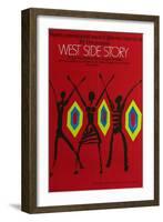 West Side Story, Polish Movie Poster, 1961-null-Framed Art Print