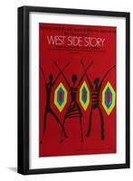 West Side Story, Polish Movie Poster, 1961-null-Framed Art Print