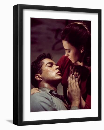 West Side Story, Richard Beymer, Natalie Wood, 1961-null-Framed Photo