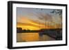 West Slip Sunrise-5fishcreative-Framed Giclee Print