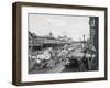 West Street in New York City Photograph - New York, NY-Lantern Press-Framed Art Print