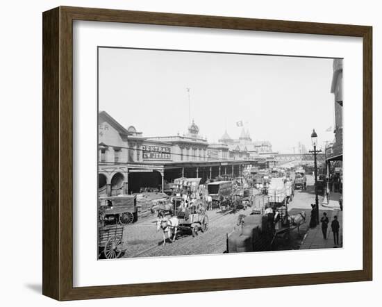 West Street, New York City, N.Y.-null-Framed Photo