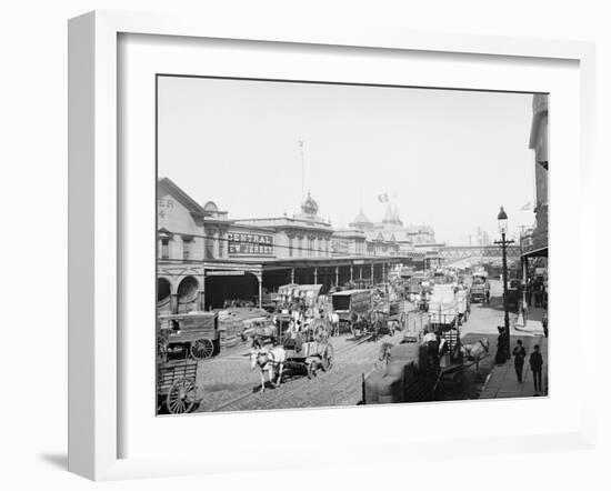 West Street, New York City, N.Y.-null-Framed Photo