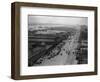 West Street with Piers and Warehouses, New York-null-Framed Photographic Print