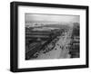 West Street with Piers and Warehouses, New York-null-Framed Photographic Print