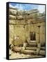 West Temple with Window Stone, Megalithic Temple Dating from Around 3000 Bc, Mnajdra, Malta-Sheila Terry-Framed Stretched Canvas