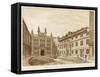 West View of Guildhall Chapel and Blackwell Hall, City of London, 1886-null-Framed Stretched Canvas