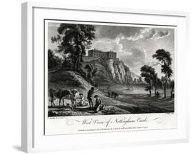 West View of Nottingham Castle, Nottinghamshire, 1776-William Watts-Framed Giclee Print