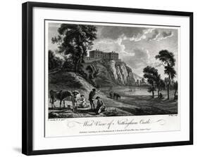 West View of Nottingham Castle, Nottinghamshire, 1776-William Watts-Framed Giclee Print