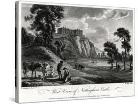 West View of Nottingham Castle, Nottinghamshire, 1776-William Watts-Stretched Canvas