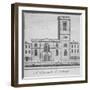 West View of the Church of St Clement, Eastcheap, City of London, 1750-null-Framed Giclee Print